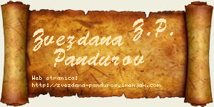 Zvezdana Pandurov vizit kartica